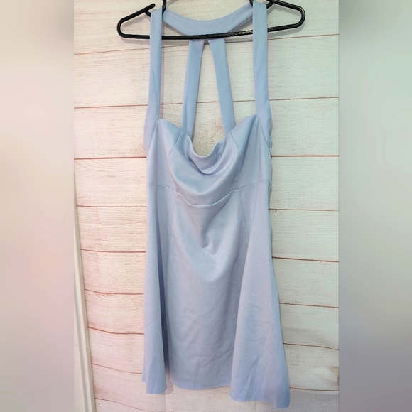 Nwt Urban Outfitters Elegant Blue Strappy Mini 👗 Size Large - Picture 1 of 9